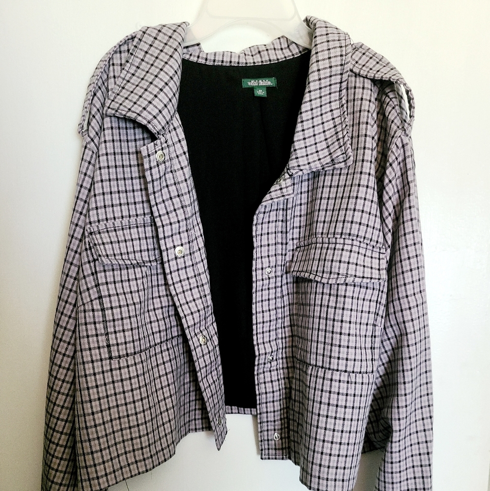 Plus Crop Jacket